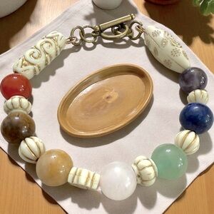 Handmade Chakra Energy Bracelet – Grounding & Balance